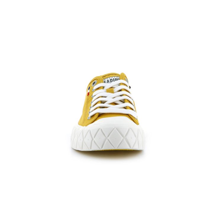 Palladium Palla Ace Canvas Low Tops Women's Sneakers Mustard | UK Z847-VAZ